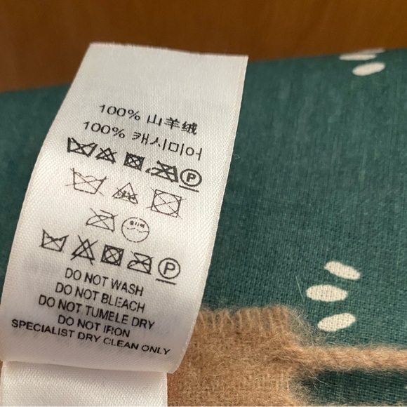 NEW🔥BURBERRY Kid SCARF🧣 100% Cashmere Mega NOVA CHECK🔥UNISEX - Picture 11 of 14